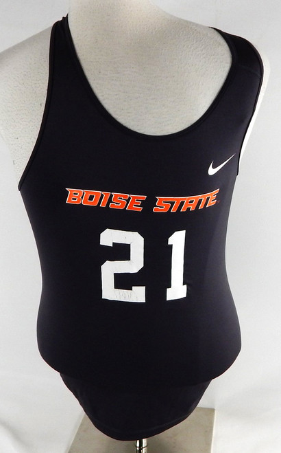 2014 Boise State Broncos #21 Game Used Blue Jersey Beach Volleyball L 733
