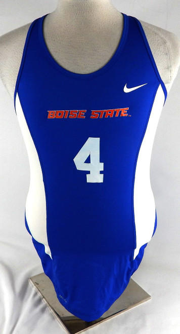2013 Boise State Broncos #4 Game Used Blue Jersey Beach Volleyball L 943