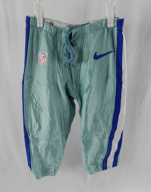 2010s Dallas Cowboys Game Issued Grey Seafoam Pants 28 809