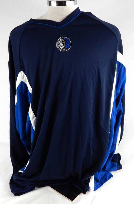 2001-02 Dallas Mavericks Game Issued Blue Shooting Shirt 911 Patch XXL 235