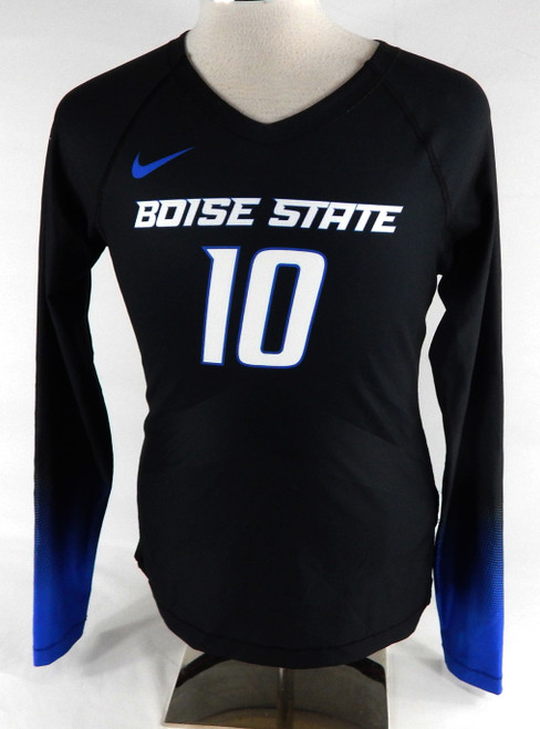 2022 Boise State Broncos #10 Game Used Black Jersey Volleyball M 883