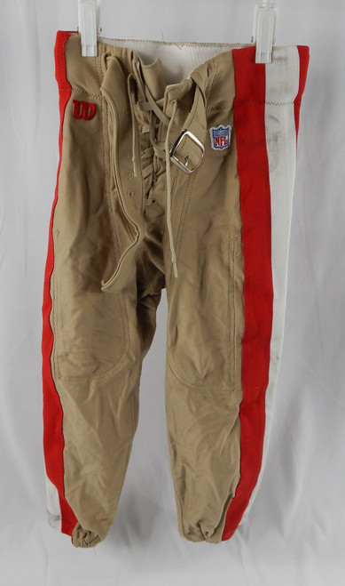 1990s San Francisco 49ers Game Issued Brown Pants 30 860