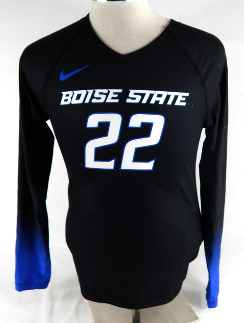 2022 Boise State Broncos #22 Game Used Black Jersey Volleyball M 887