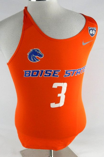 2018 Boise State Broncos #3 Game Used Orange Jersey 60 P Beach Volleyball L 914