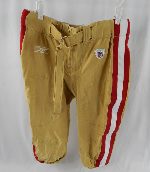 2009 San Francisco 49ers Game Issued Gold Pants 42 866