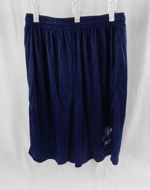 2004-05 Utah Jazz Game Issued Navy Practice Shorts L 873