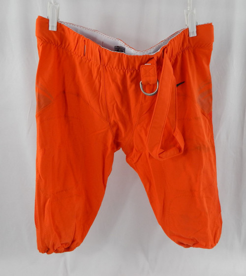 Miami Hurricanes #73 Game Used Orange Pants Football 42 844