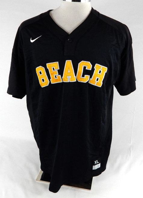 2019 Long Beach State Dirtbags #6 Game Used Black Jersey Baseball XL 864