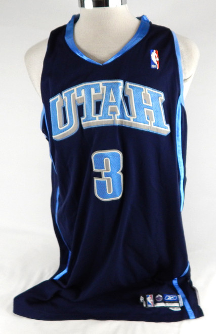 2005-06 Utah Jazz Milt Palacio #3 Game Used Navy Jersey 48 201