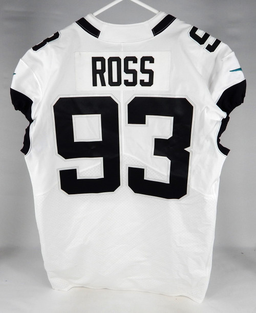 2019 Jacksonville Jaguars Daniel Ross #93 Game Issued White Jersey 48 DP74929
