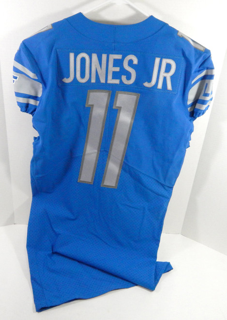 2017 Detroit Lions Marvin Jones Jr #11 Game Issued Blue Jersey 40 DP62723