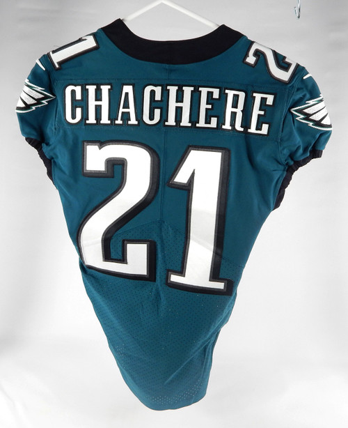 2021 Philadelphia Eagles Andre Chachere #21 Game Used Green Jersey 38 DP71369