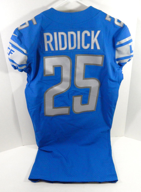 2018 Detroit Lions Theo Riddick #25 Game Issued Blue Jersey 40 DP62768