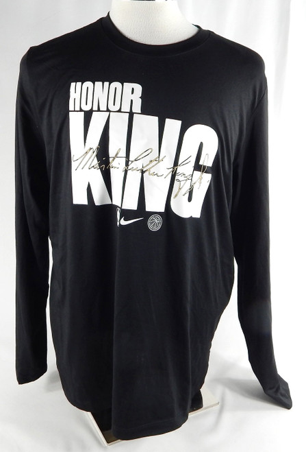 2024-25 Detroit Pistons Game Used Black Shirt Martin Luther King Jr XL DP91167