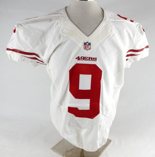 2013 San Francisco 49ers Phil Dawson #9 Game Issued White Jersey 46 362