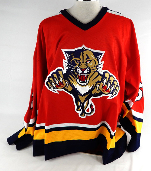 Florida Panthers BJ Ketcheson #62 Game Used Red Jersey 56 621