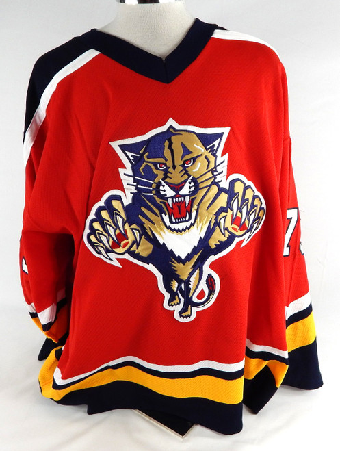 Florida Panthers Cirillo #73 Game Used Red Jersey 54 626