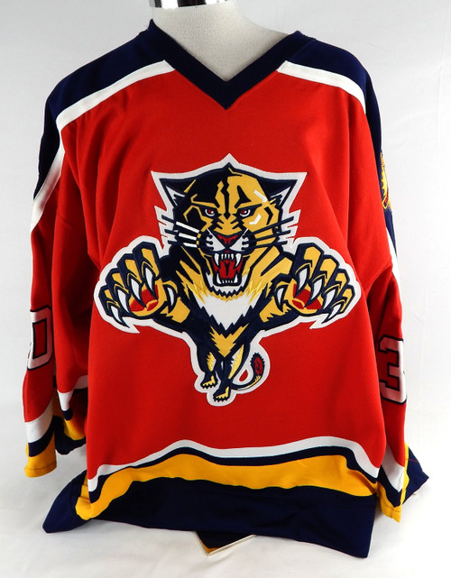 Florida Panthers A.MacDonald #30 Game Issued Red Jersey 60 627