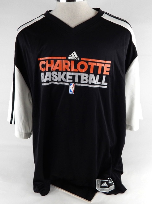 2010-11 Charlotte Bobcats Joel Przybilla #10 Game Used Black Shooting Shirt 41
