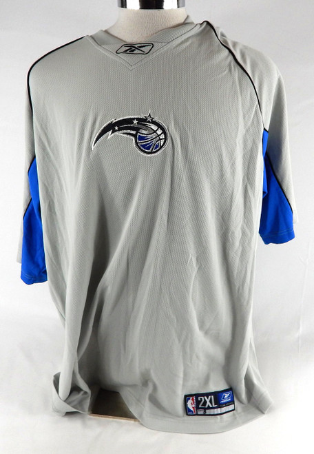 2003-04 Orlando Magic Pat Garrity #8 Game Used Grey Shooting Shirt 2XL 804