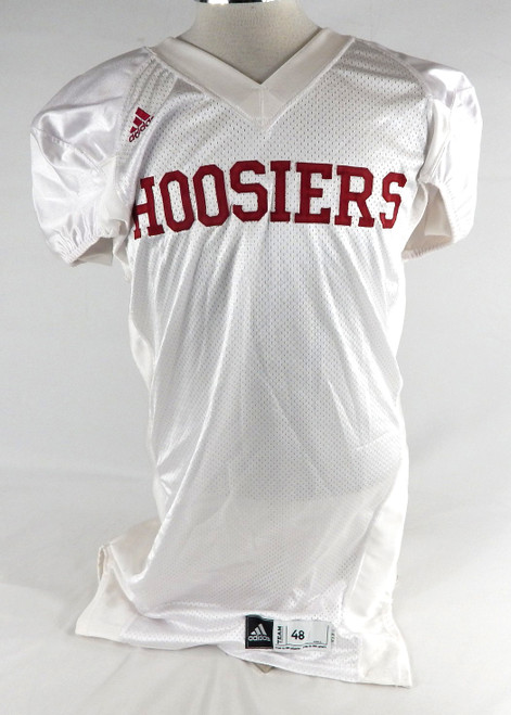 2009 Indiana Hoosiers Blank Game Issued White Jersey 48 645