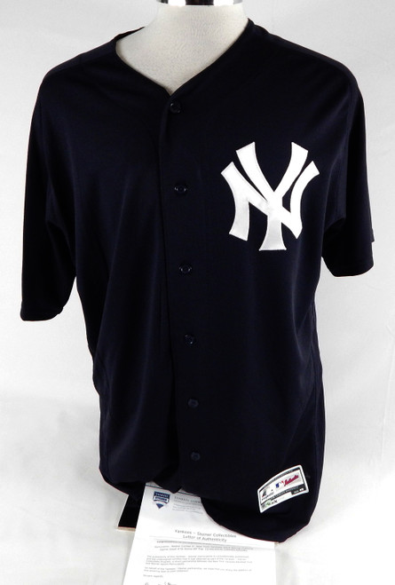 2019 New York Yankees Nestor Cortes Jr #76 Game Used Navy Jersey ST Patch 46 655