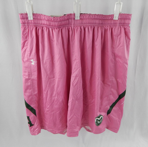 2013 Womens Colorado State Buffaloes Game Issued Pink Shorts Basketball XL 591