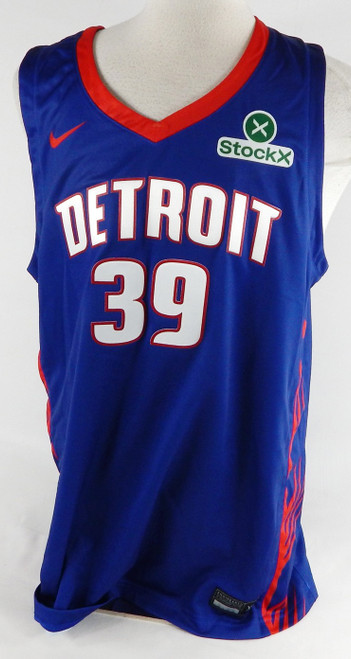 2024-25 Detroit Pistons Miller Kopp #39 Game Issued Pos Used Navy Jersey SL XL 9