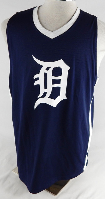 2025-26 Detroit Pistons Ausar Thompson #9 Game Used Navy Practice Jersey Tigers7