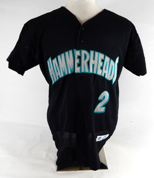 2000s Jupiter Hammerheads #2 Game Used Black Jersey USA Flag Patch 42 664