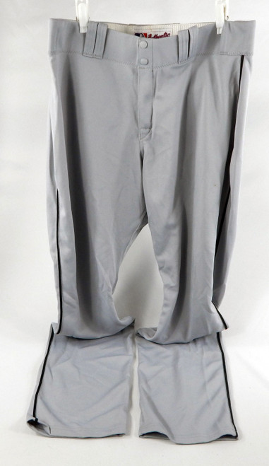 2012 Florida Marlins John Buck #14 Game Used Grey Baseball Pants Size 37 P103074