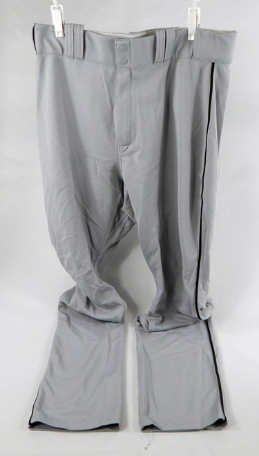 2016 Miami Marlins Drew Steckenrider #71 Game Used Grey Baseball Pants 38 103094