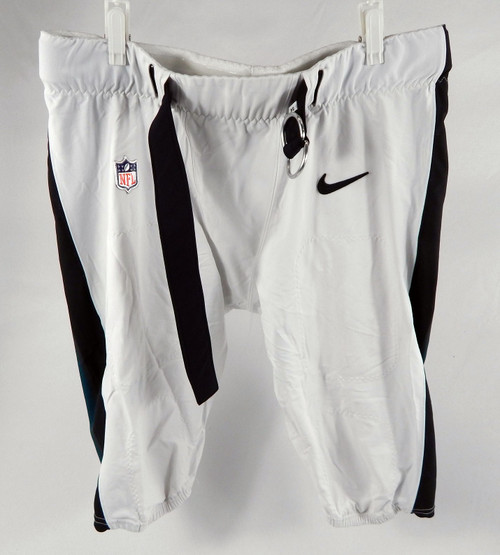 2025 Philadelphia Eagles Brett Toth #64 Game Used White Football Pants 42 103460