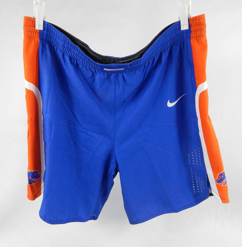 2018-19 Boise State Broncos #25 Game Used Blue Shorts Basketball XL 429