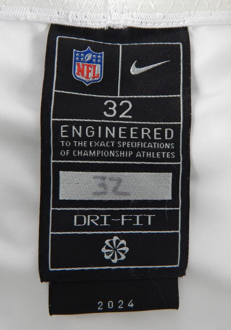 2024 Philadelphia Eagles Reed Blankenship #32 Game Used White Pants 32 537