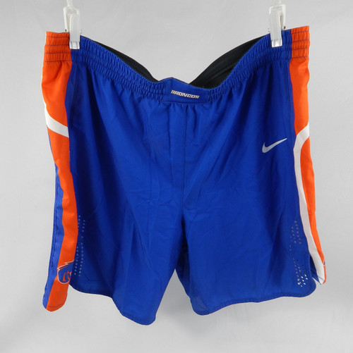 2018-19 Boise State Broncos Game Issued Blue Shorts Basketball XXL 422