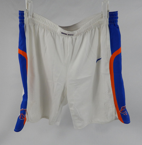 Boise State Broncos #23 Game Used White Shorts Basketball L 468