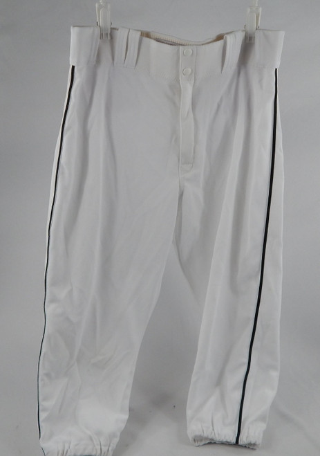 2013 Miami Marlins Jordan Brown #61 Game Issued White Pants 38-40-34 636