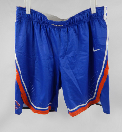 2021-22 Boise State Broncos Game Issued Blue Shorts Basketball L 428