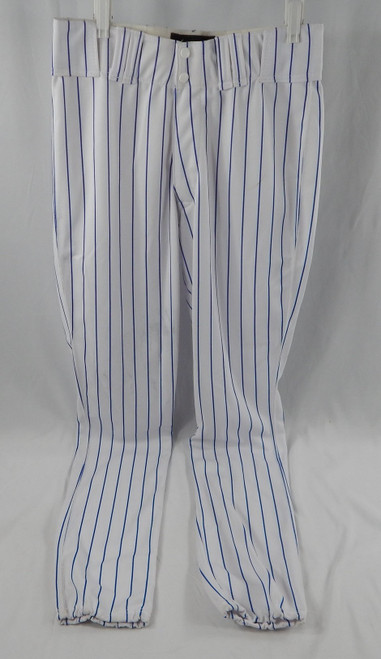 2002 New York Mets Roberto Alomar #12 Game Used White Pants 34 323