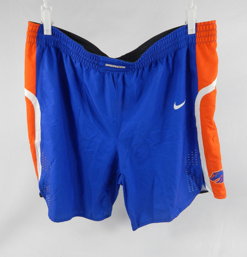 Boise State Broncos Game Issued Blue Shorts Basketball 431