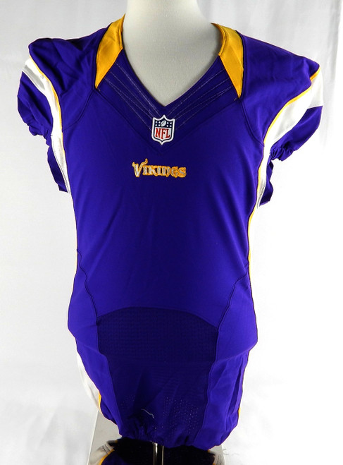 2012 Minnesota Vikings Blank Game Issued Purple Jersey 40 DP85886