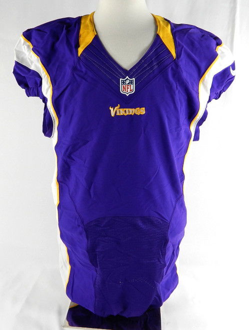 2012 Minnesota Vikings Blank Game Issued Purple Jersey 44 DP85887