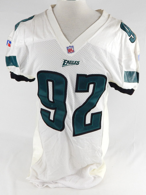 1996 Philadelphia Eagles #92 Game Issued White Jersey 48 131