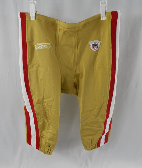 2011 San Francisco 49ers Game Issued Gold Pants 40 337