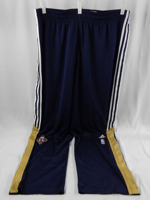 2014-15 New Orleans Pelicans #41 Game Used Navy Warm Up Pants 3XL+2 340