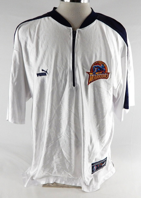 1999-00 Golden State Warriors #19 Game Used White Shooting Shirt XL 189
