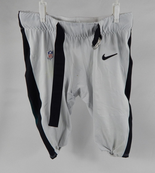 2024 Philadelphia Eagles Dallas Gant #52 Game Used White Pants 38 542