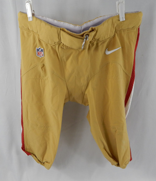 San Francisco 49ers Game Issued Gold Pants 38 615