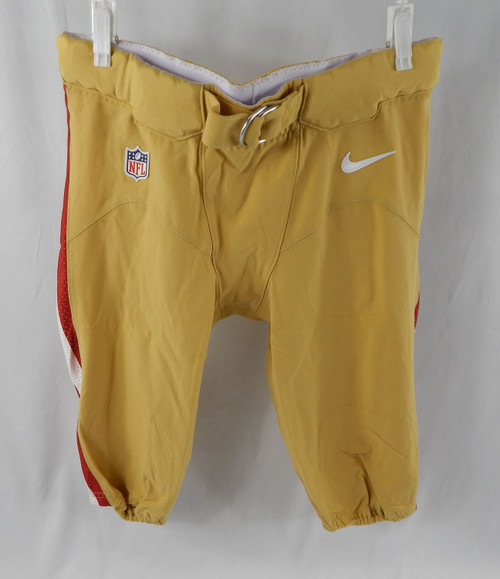 San Francisco 49ers Game Issued Gold Pants 38 618